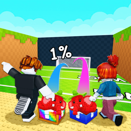 Kick a Lucky Block Roblox thumbnail
